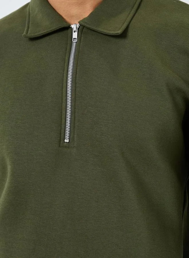 ستايلي طقم منسق من سويت شيرت بسحاب وجوغر للرجال